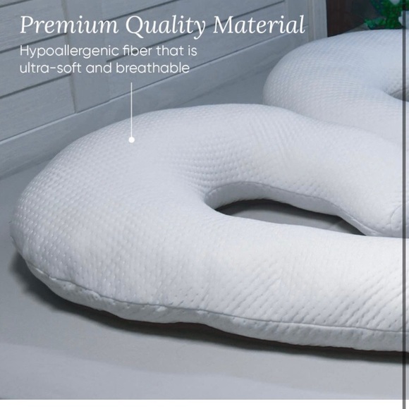 Contour Swan Body Pillow with pillowcase and mesh bag - Picture 5 of 6